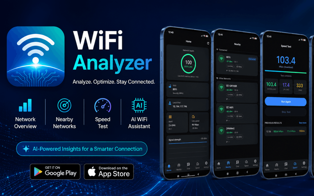 WiFiHorizon: AI WiFi Analyzer – Smart WiFi Testing, Network Monitoring & Troubleshooting