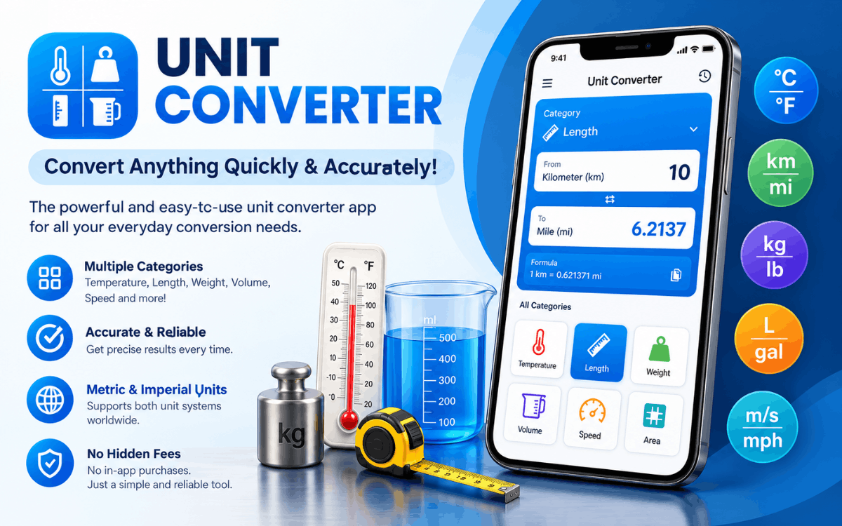 Unit Converter App: Convert Measurements Quickly and Accurately