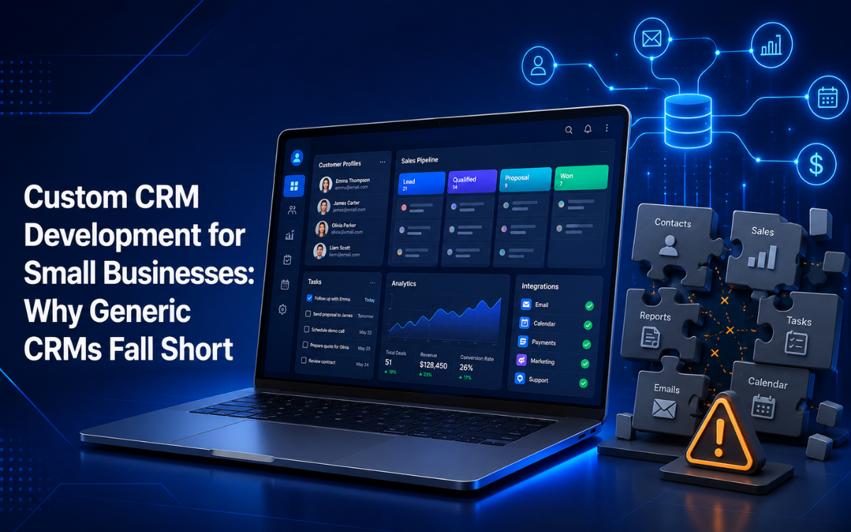 Custom CRM Development for Small Businesses: Why Generic CRMs Fall Short
