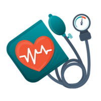 Blood Pressure & Sugar Tracker logo